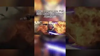 When people think that ESB Luke can defeat CW Ahsoka #starwars #ahsokatano #lukeskywalker #memes