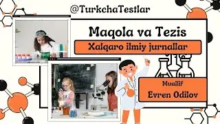 Ilmiy Maqola va Tezis yozish  ularning bir biridan farqi va Akademik faoliyatdagi o'rni haqida