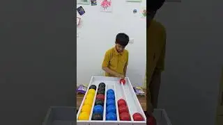 Board game with colorful balls 