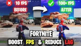 ➢Fortnite Lag Fix - How to Fix Fortnite Lag | Boost Fps | Fortnite Lag & Stutter Fix | Chapter 3