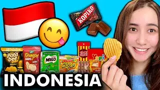 Trying Food From Indonesia 🇮🇩😋