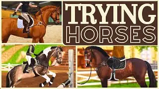 Trying Horses: Looking for My Dream Eventer! II Star Stable Realistic Roleplay