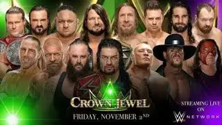 wwe Crown jewel 2020 dream match card
