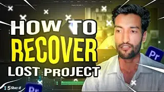 HOW TO RECOVER PREMIERE PRO LOST  PROJECTS | recover unsaved premiere pro project