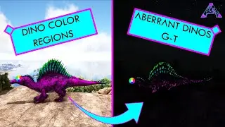 Ark - Dinosaur Color Regions - Aberrant Creatures G-T