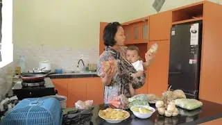 nggak jelas !! libur masak tapi  masak !?