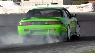 Great Sounding SR20DET Engines - 3 x Nissan Silvia S14 Drifting & Sound