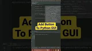 Add Button to Python GUI