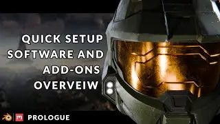 Blender Master Chief Helmet Texturing Tutorial | Prologue #blender3dmodelling #masterchief