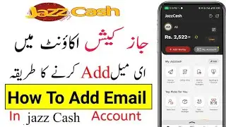 How to Update Email on Jazzcash Account||jazzcach Email add Karen ka tarika