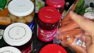 Tesco/poundland haul spending $72.00 for month