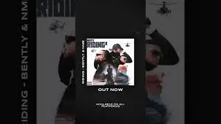 ‘RIDING’ out now! Available on all streaming platforms!