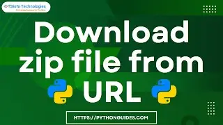 Download zip file from URL in Python | Python Download ZIP Files