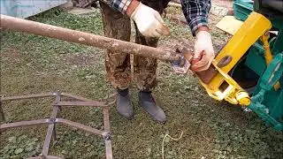 Сцепка для бороны. Переделка зубовой бороны для минитрактора.  👍