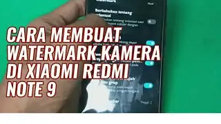 how to create watermark on xiaomi redmi note 9
