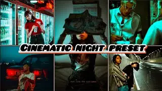 Cinematic Night - Lightroom Mobile preset / Cinematic preset / Night preset / Night Photography