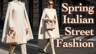 Milan Street Style Spring 2025. The Most Beautiful Spring Outfits. How Italians Dress with Elegance