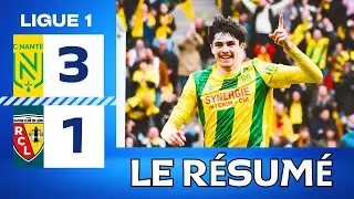 Nantes - Lens | 3-1 | Highlights | Ligue 1 2024-25 | Nantes Lens