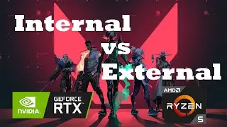 Valorant | Internal vs External Monitor | Acer Nitro 5 | Ryzen 5 5600H | RTX 3060 Laptop (95W)