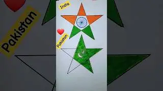 Flag painting 💖🫡 / India 🇮🇳 ♥️ Pakistan 🇵🇰 