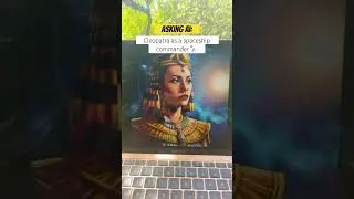 Asking AI: Cleopatra as a spaceship commander 🔭