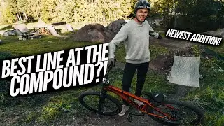 SICK SESSION ON THE NEW LINE AT MY MTB COMPOUND!! *CHALLENGES AND BANGERS*
