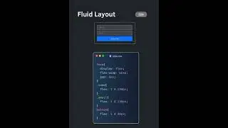 Fluid Layout w/ flex I upload posts on HTML, CSS, JavaScript etc 
