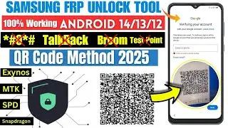 SAMSUNG FRP BYPASS NEW METHOD 2024 BY QR CODE | ADB ENABLE FAIL | NO *#0*# CODE | NO TALKBACK