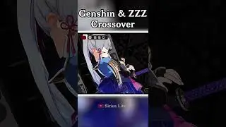 Ayaka as a playable character in ZZZ | Genshin Impact & ZZZ Crossover 