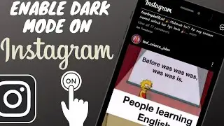 How to Enable Dark Mode On Instagram 2021 | How to turn on Night Mode on Instagram | Insta Dark Mode