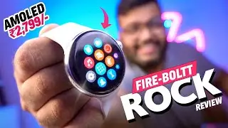 Fire-Boltt Rock Smartwatch Review - PIXEL Watch Looks with AMOLED Display @₹2799!!