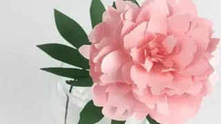 Peony Paper Flower | 3D svg | SVG Templates | Circuit | FREE 3D SVG | Flower Craft