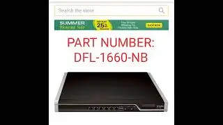 DFL-1660-NB D-Link NetDefend DFL-1660 UTM VPN Appliance 6 Port Gigabit Ethernet (Refurbished)