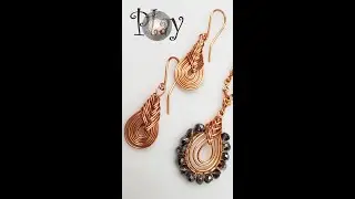 Play with wire | Pipa Knot | Earrings | Pendant 