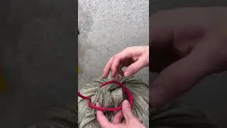 Remember this simple and quick bag knot