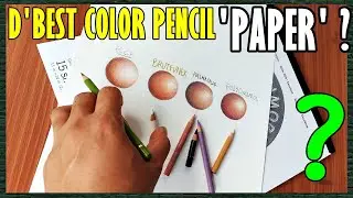 Testing the Best Colored Pencil PAPER Ever? + Mini Skin Tone Tutorial for Beginners