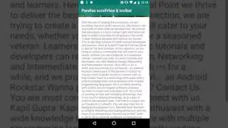 Android ScrollView Tutorial : Android Observablescrollview Example
