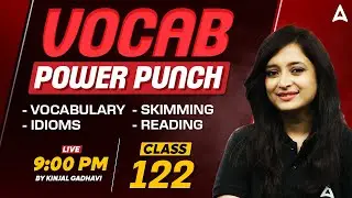 Most Important Vocabulary for Bank Exams | SBI | IBPS | RBI | 15 Minute #122 Vocab Show by Kinjal