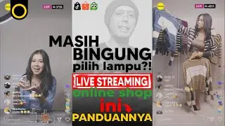 pilihan lampu live streaming terbaik | live tiktok & live shopee | live online shop