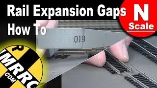 🚂 Perfect rail gaps with N scale flex track on your model railroad layout for better operation
