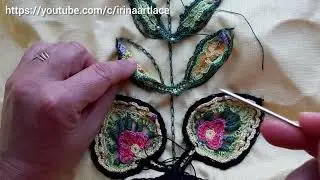Комбинированное вязание крючок и ткань