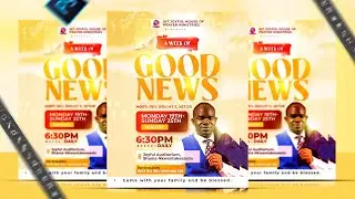 CHURCH FLYER DESIGNS | Photoshop Tutorial For Beginners