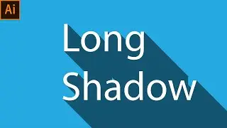 Create Long Shadow Effect In Adobe Illustrator (2020) | Illustrator Tutorials | TechLearners
