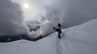 Красная Поляна powder day / Insta360 one x3 cinematic