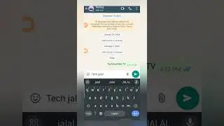 Whatsapp Draft message update