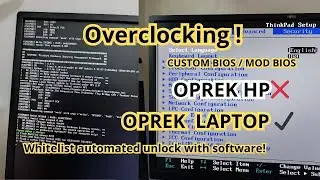 Oprek BIOS di Laptop ! How to Overclock RAM & CPU ( BIOS MOD )