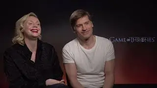 HILARIOUS! Nikolaj Coster-Waldau & Gwendoline Christie on 'Game of Thrones'