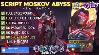 New Script Skin Moskov Abyss Doom Incarnate No Password | Full Effect Voice | Patch Terbaru