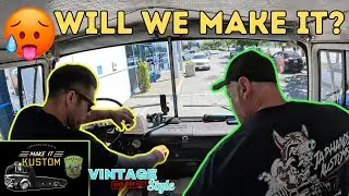 "Its Running HOT Loaded " 😬Is the ENGINE TOO SMALL? - OLD Style Hauler BUILD - COE Ramp Truck EP-31