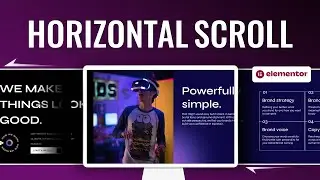 How to Create Horizontal Page Scroll in Elementor